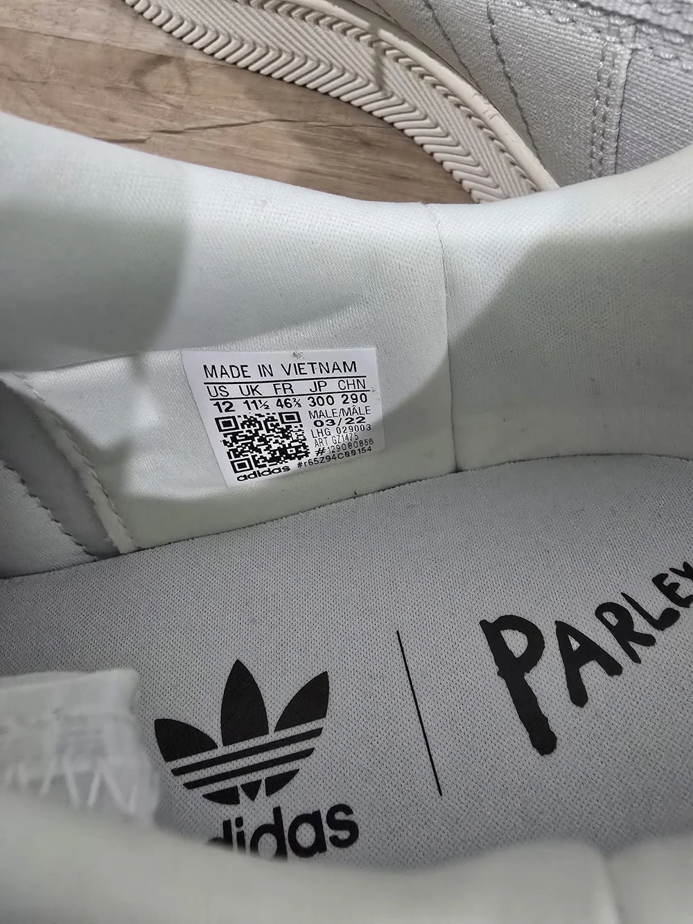 Men's Adidas Nizza Parlay White Low-Top Casual Sneakers